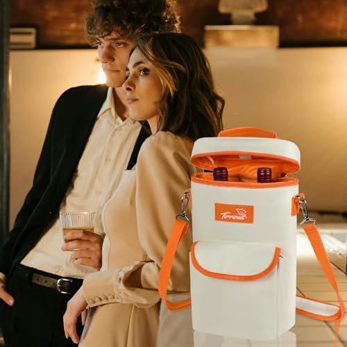 Tirrinia 2 Bottle Wine Cooler Tote Carrier - Image 7