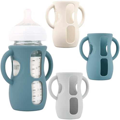 3 Pack Silicone Sleeves with Handle by HUAKENER