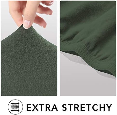 PureFit Stretch Loveseat Covers Fleece Couch Covers - Image 4