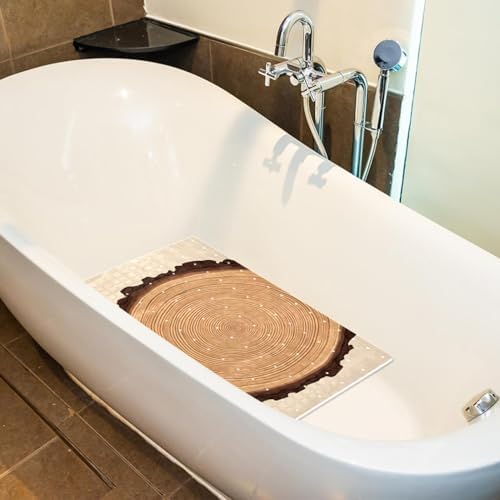 Shower Mat Bathtub Mat, 26.8x15.1 inch, Non-Slip Bath Mat - Image 5