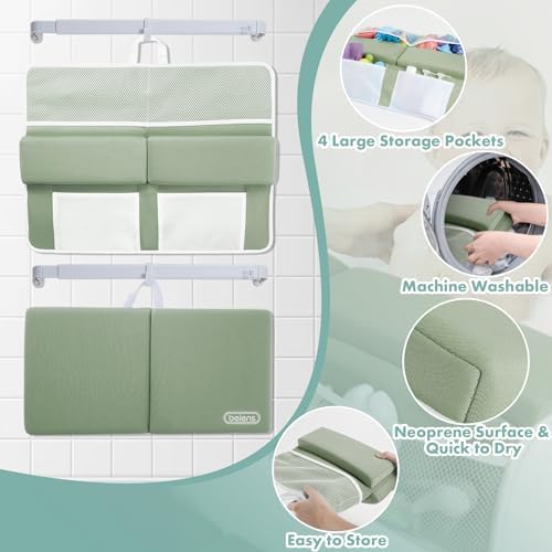 beiens Bath Kneeler and Elbow Rest Pad Set, 1.5-Inch Thick Memory Foam Pads - Image 4