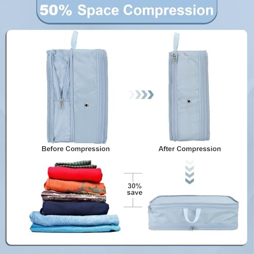 Packing Cubes for Travel Packing Organizers Compression Travel Cubes - Image 5