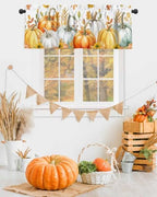 Vandarllin Fall Thanksgiving Kitchen Curtains Valances - Image 4
