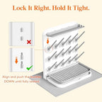 Lifewit 15-Hooks Baby Bottle Drying Rack - Image 5