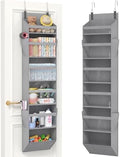 Lifewit 1 Pack Over the Door Organizer, 6 Section Hanging Storage by Lifewit