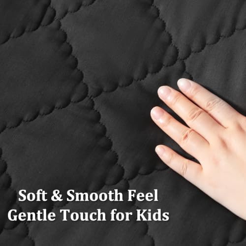 BEDSUM 4pc Toddler Cooling Bedding Set, Rayon Made from Bamboo - Image 3