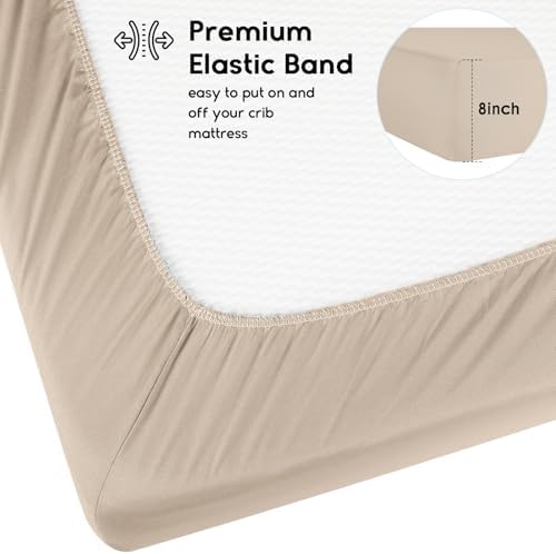 Yoofoss 2-Pack Baby Crib Sheets - Image 3