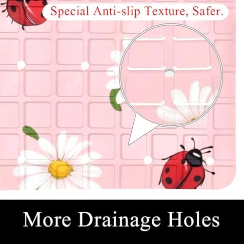 Baby Bath Mat Non Slip 26.8"x15.1" Bathtub Mat - Image 2