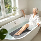 Asvin Soft Textured Bath, Tub Mat, 35x16 Inch, Phthalate Free, Non Slip Comfort - Image 7