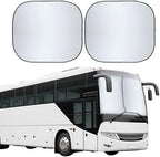 EcoNour 2-Piece Foldable RV Windshield Sun Shade, UV & Heat Protection by EcoNour