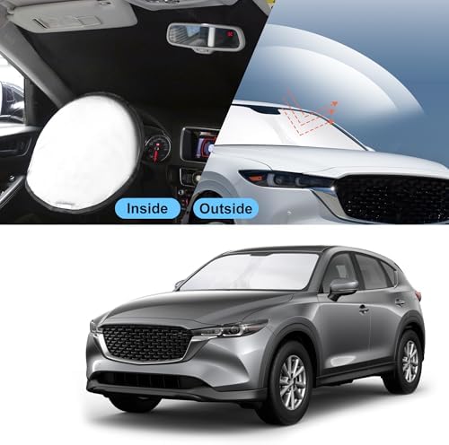 TINGLU Sun Shade for Mazda CX5 CX-5 2017-2025 2026 Accessories Windshield Sun - Image 6