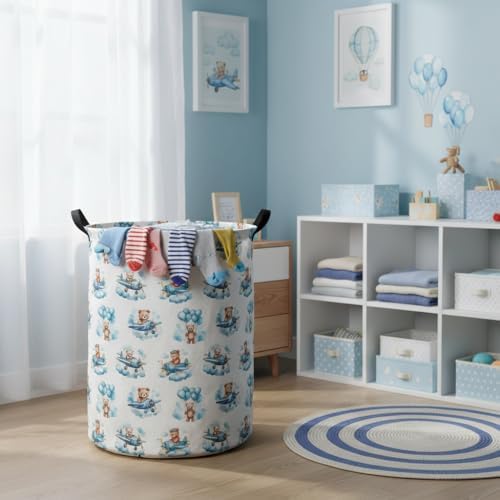 Baby Laundry Basket Baby Hamper - Image 4