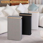 65L Slim Laundry Hamper, Narrow Laundry Basket - Image 5