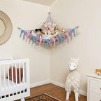Abby Baby Extra Large Stuffed Animal Storage Hammock Corner - Image 2