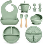 Silicone Baby Feeding Utensils Set by Catvegue