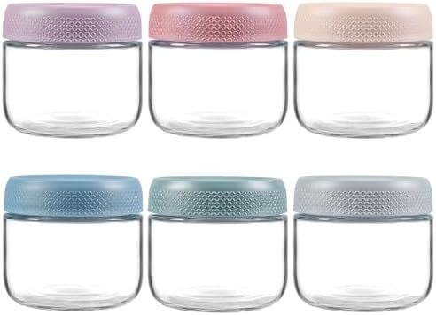 NETANY 6-pack 8oz Glass jars by NETANY