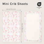 Gllquen Baby Muslin Cotton Pack and Play Sheets 3 Pack - Image 4
