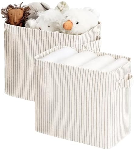 StorageWorks Narrow Storage Bins, Tall Storage Basket by StorageWorks