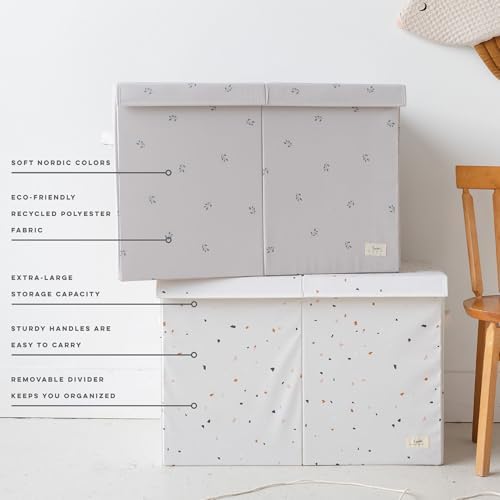 3 Sprouts Recycled Fabric Toy Chest, Extra Large, - Image 3