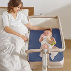 lulumoon Muslin Bassinet Sheets 3Pack: Fitted Most Bedside Sleeper Mattress - Image 3