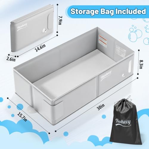 Collapsible Baby Bathtub, Travel Bathtub - Image 2