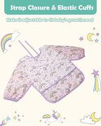 Lictin 3 Pack Baby Bibs for Boy or Girl, Cute Long Sleeve Bib - Image 4