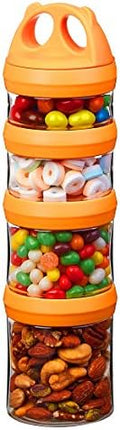 SELEWARE Orange Stackable Snack Containers by SELEWARE