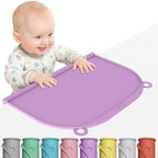 Large Silicone Placemat, Raised Edge Leakproof, Non-Slip by AUFORPET