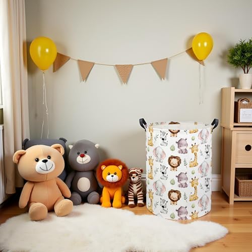 Animal Baby Laundry Basket Kids Hamper Animal Toy Storage Bin - Image 2