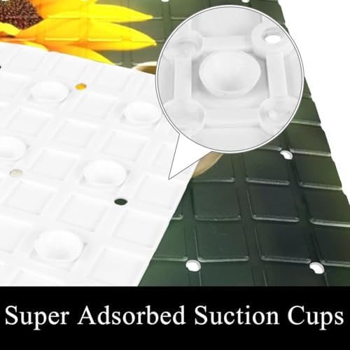 Non Slip Bathtub and Shower Mat 26.8x15.1 inch, Bath Mat - Image 3