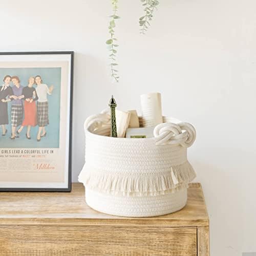 CherryNow Small Woven Rope Baby Basket - Image 6