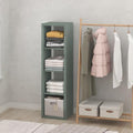 Furinno Cubic Extra Thick 4-Cube Closet Organizers and Storage, Sage Green by Furinno-FitsYourSpaceFitsYourBudget