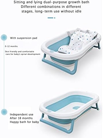 Baby Bath Cushion Pad Newborn Bathtub Mat Infant Bath Supporter Net Baby - Image 5