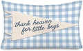 Thank Heaven for Little Boys 12x20 Pillow Cover, Boy Nursery Decor by Unknown