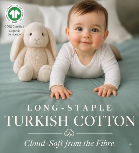 2-Pack GOTS 100% Organic Cotton Bassinet Sheets - Image 2