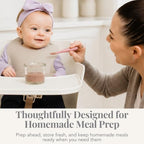 WeeSprout Glass Baby Food Storage Jars - Image 4