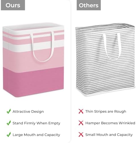 HomeHacks 2 Pack Laundry Baskets, Laundry Hampers Bags - Image 3