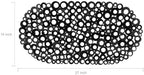 WELTRXE Oval Bathtub Mat Non Slip, Shower Mat - Image 2