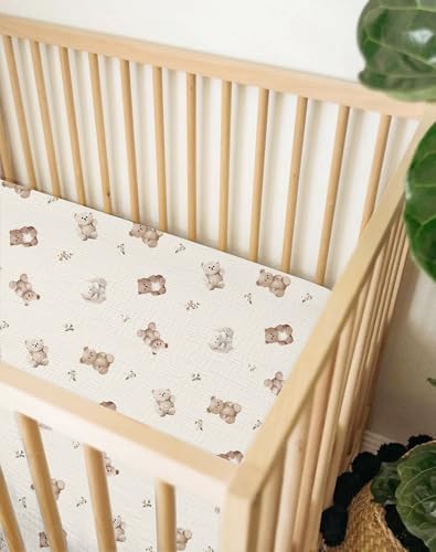 Muslin Bedside Bassinet Sheets 2 Pack - Image 7