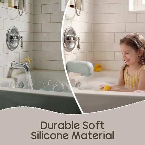 Roslim Baby Bathtub Faucet Cover, Upgraded Silicone Bath Faucet Cover - Image 4
