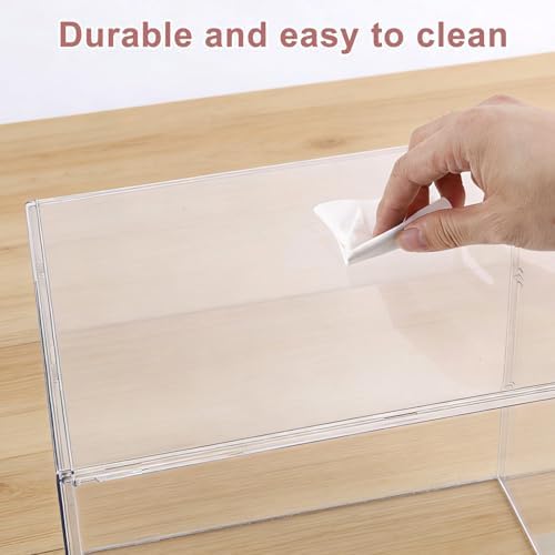 Penitue Baby Bottle Organizer, 3-Tier Clear Acrylic Storage Box - Image 6