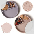 Moonkie Suction Plates for Baby | 100% Silicone BPA-Free Baby Plates by Moonkie