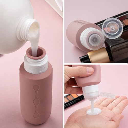 Gemice Travel Bottles for Toiletries, Tsa Approved Travel 6oz Size Containers - Image 3