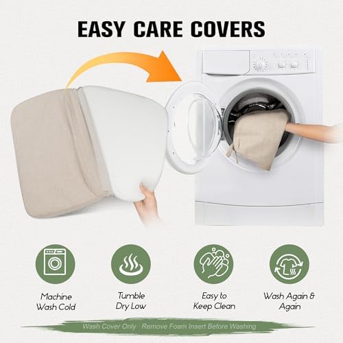 kingphenix Chair Cushions for Dining Chairs, 2.5 Inches Thick - Image 4