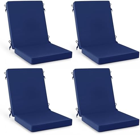 Summsun High Back Patio Chair Cushions 20 x 20 Inch by SUMMSUN
