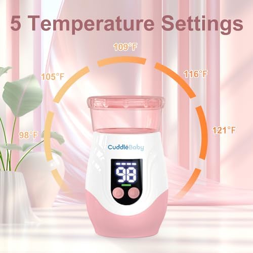 Portable Bottle Warmer for Travel, Cordless Baby Bottle Warmer, Rechargeable - Image 3