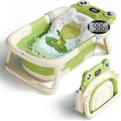 BUNWAG Baby Bathtub, Collapsible Newborn Bathtub by BUNWAG