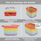 XUANGUO Woven Cotton Rope Storage Basket - Image 7