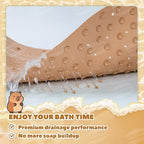 UNEEDE Kids Bathtub Mat Non Slip, Soft Rubber Shower Mat - Image 5