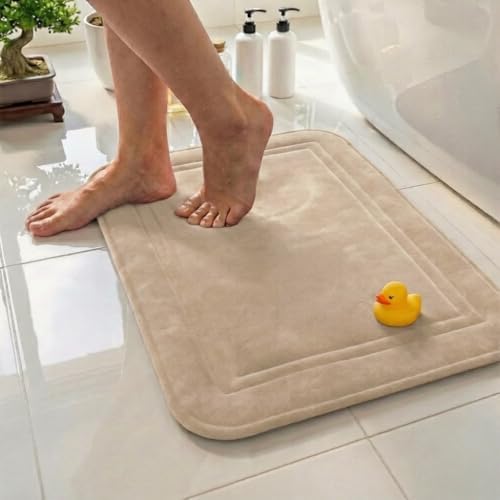 ITSOFT Memory Foam Bath Mat 59x23, Non Slip, Machine Washable, Quick Dry & by ITSOFT